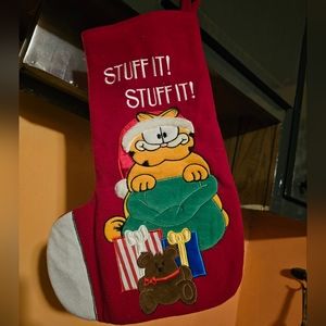 Vintage 1978 Garfield Christmas stocking